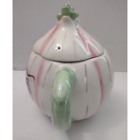 Vintage Holt Howard Angry Garlic Teapot Anthropomorphic Hand-Painted Japan - Picture 2 of 11